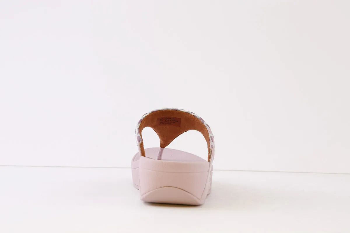 FITFLOP - LULU ART-DEN TOE-POST MULE - LILAC