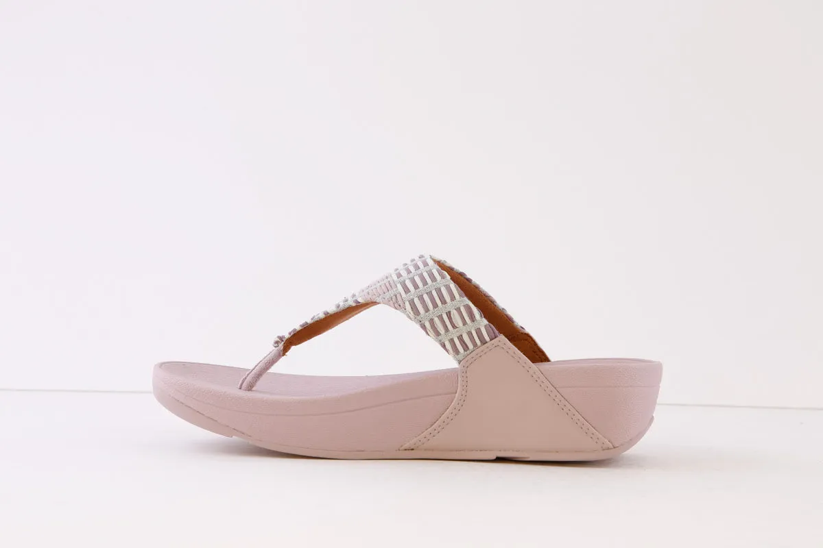 FITFLOP - LULU ART-DEN TOE-POST MULE - LILAC