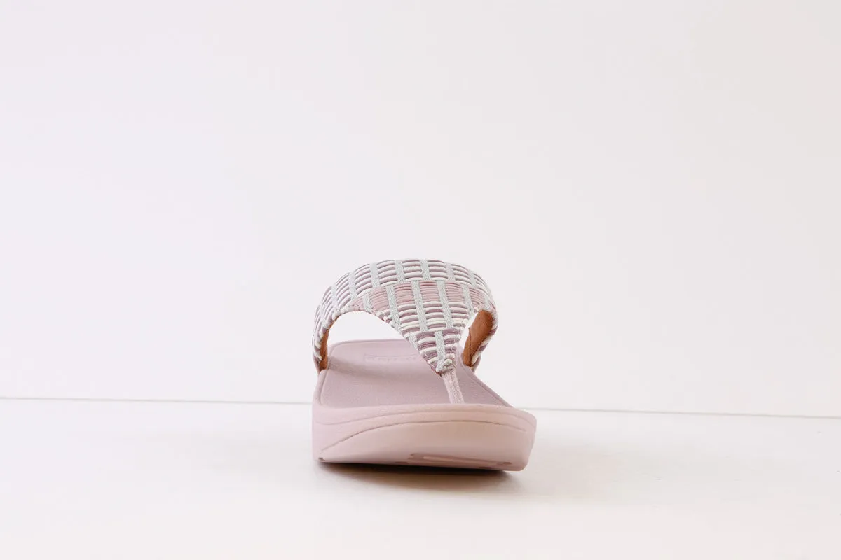 FITFLOP - LULU ART-DEN TOE-POST MULE - LILAC
