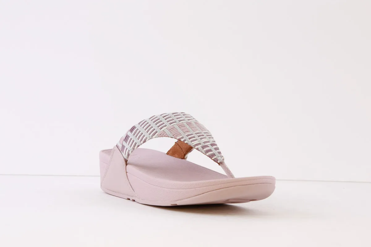 FITFLOP - LULU ART-DEN TOE-POST MULE - LILAC