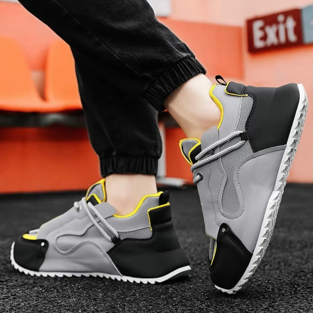 fitness fashionable Hot-selling casual, wear-resistant, sweat shoe training lightweight, Men's proof, breathable, skateboarding shoes soled, shoes, anti shoes, Sporty thick slip, sports comfortable, Exquisite