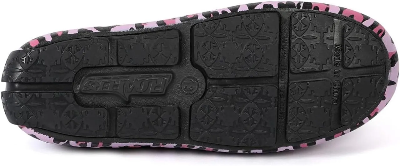 Floafers Girl's Prodigy Driver Animal Print (Toddler/Little Big Kid) Driving Style Loafer
