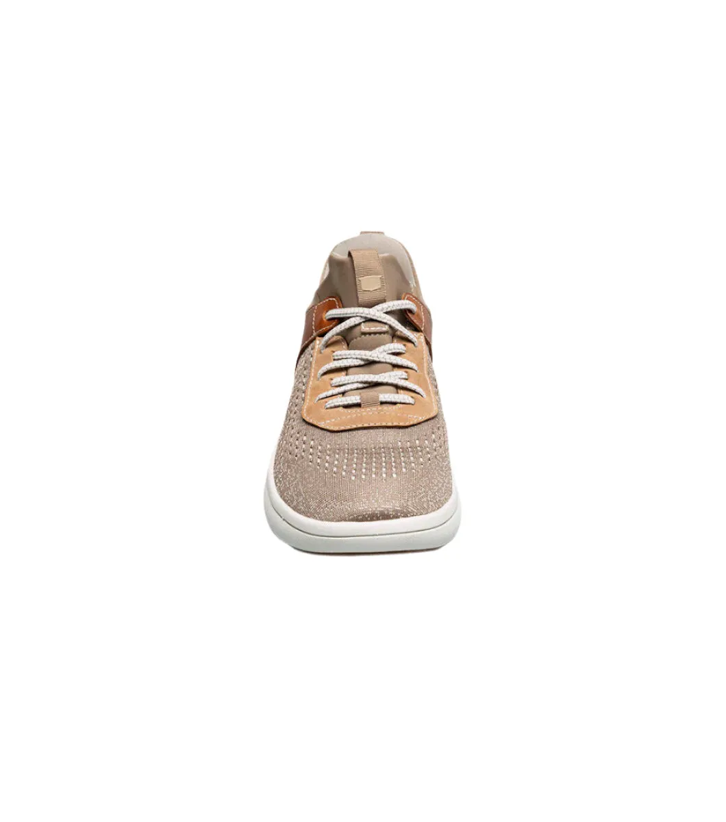 Florsheim Men's Fleet Knit Elastic Lace Sneaker - Taupe