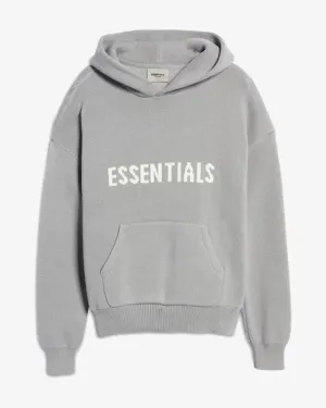 FOG ESSENTIALS SS20 KNIT HOODIE NORDSTROM EXCLUSIVE PEBBLE