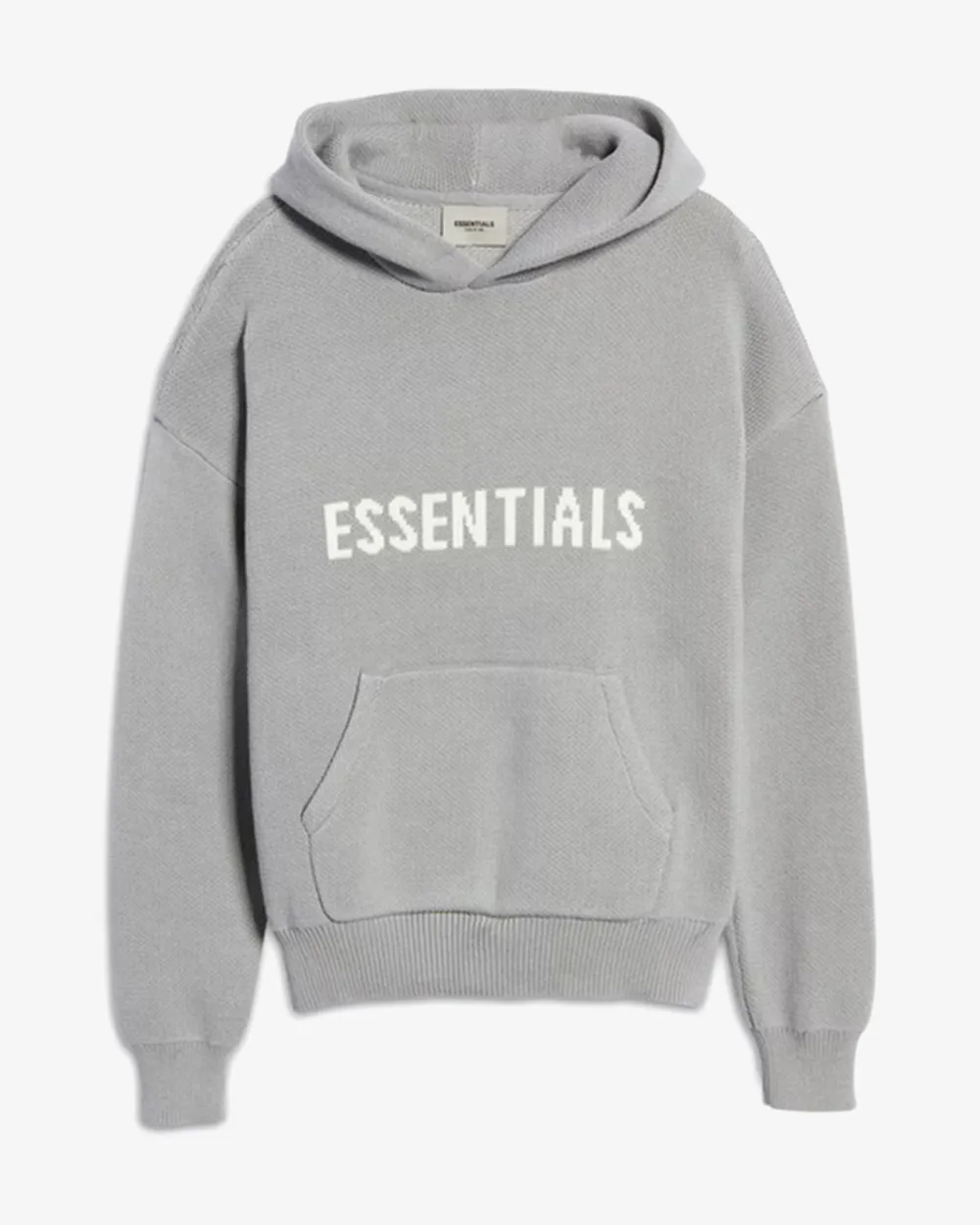 FOG ESSENTIALS SS20 KNIT HOODIE NORDSTROM EXCLUSIVE PEBBLE