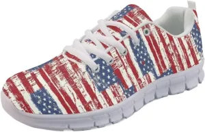 FOR U DESIGNS Vintage Rose Floral Print Women's Fashion Sneaker Comfortable Walking Running Shoes