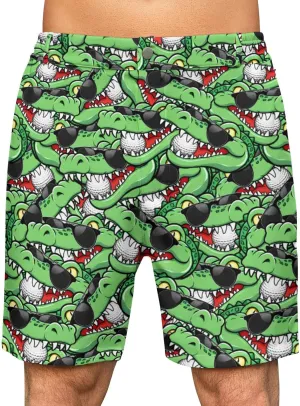 Funny Men's Golf Shorts Fun Work Polo Dress Short for Men Lightweight Quick Dry Multi-Pocket