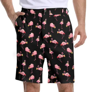 Funny Men's Golf Shorts Fun Work Polo Dress Short for Men Lightweight Quick Dry Multi-Pocket