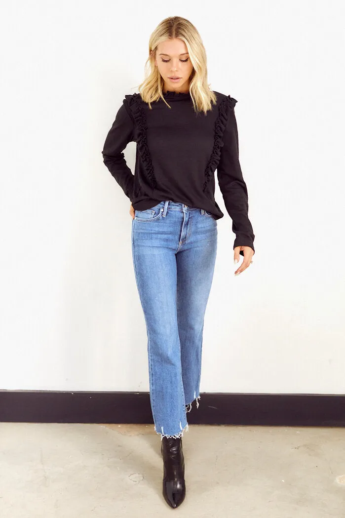 Georgia Ruffled Knit Top