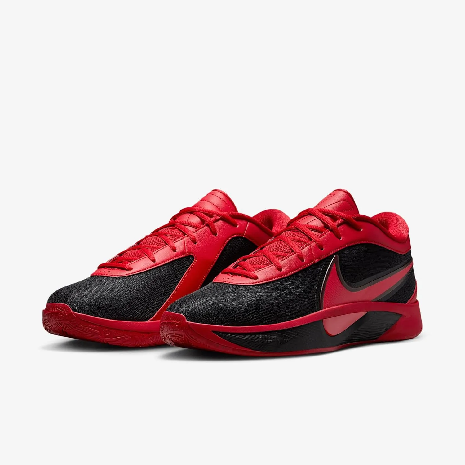 Giannis Freak 6 Basketball Shoes (FJ7792-003, Black/University Red)