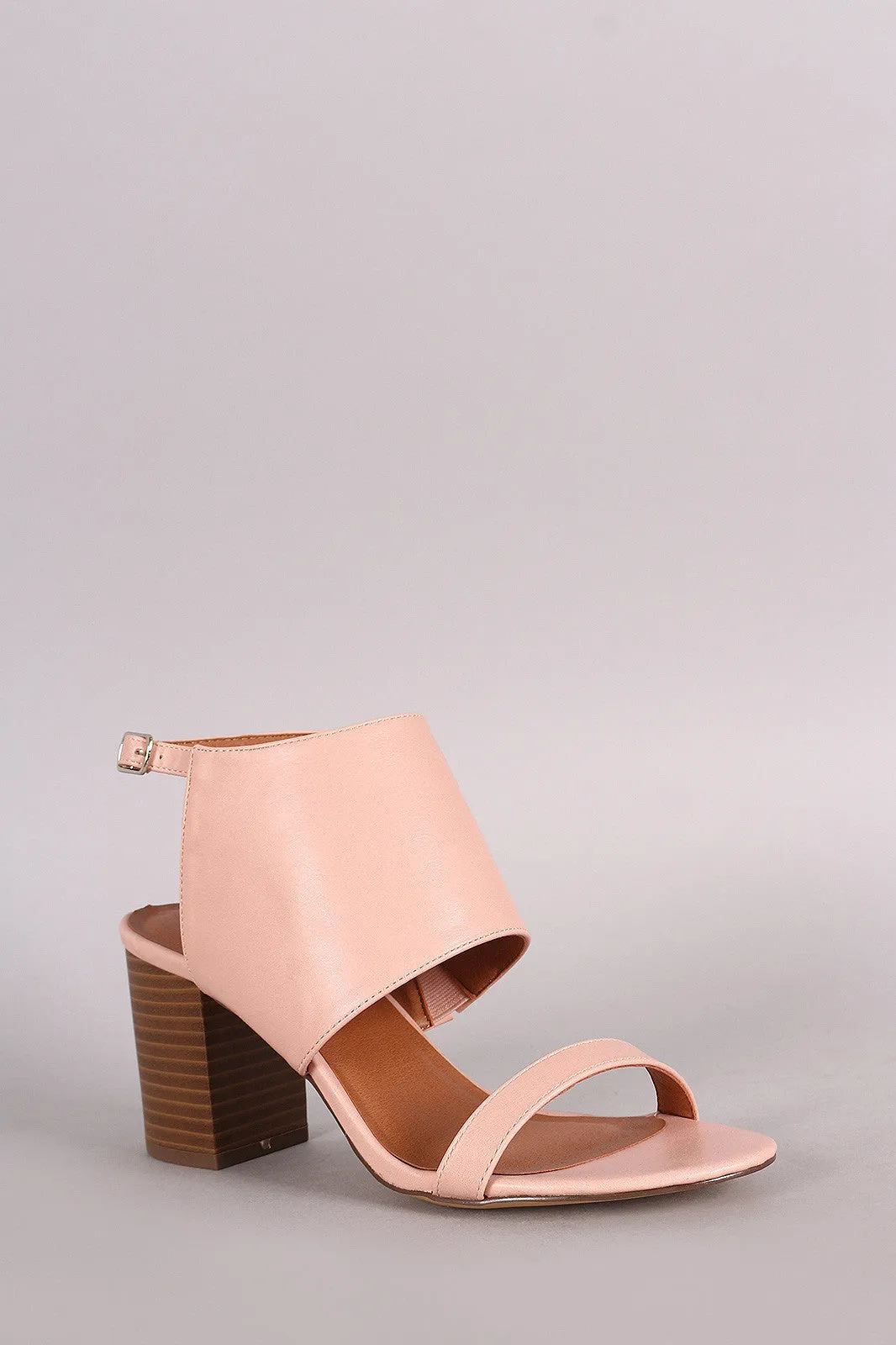 Heel Superior Rich collection Toe Chunky Mule Open Slingback