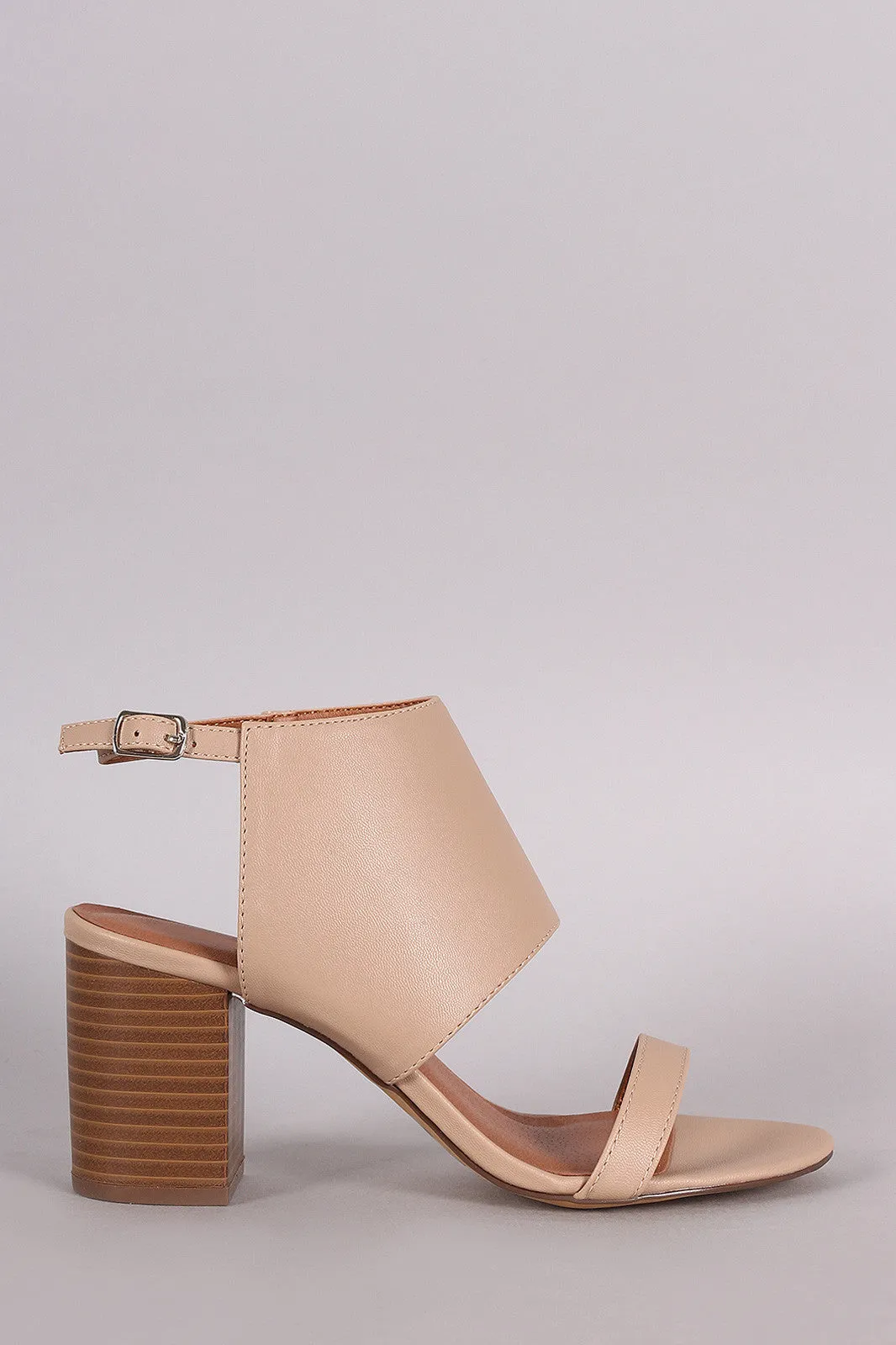 Heel Superior Rich collection Toe Chunky Mule Open Slingback