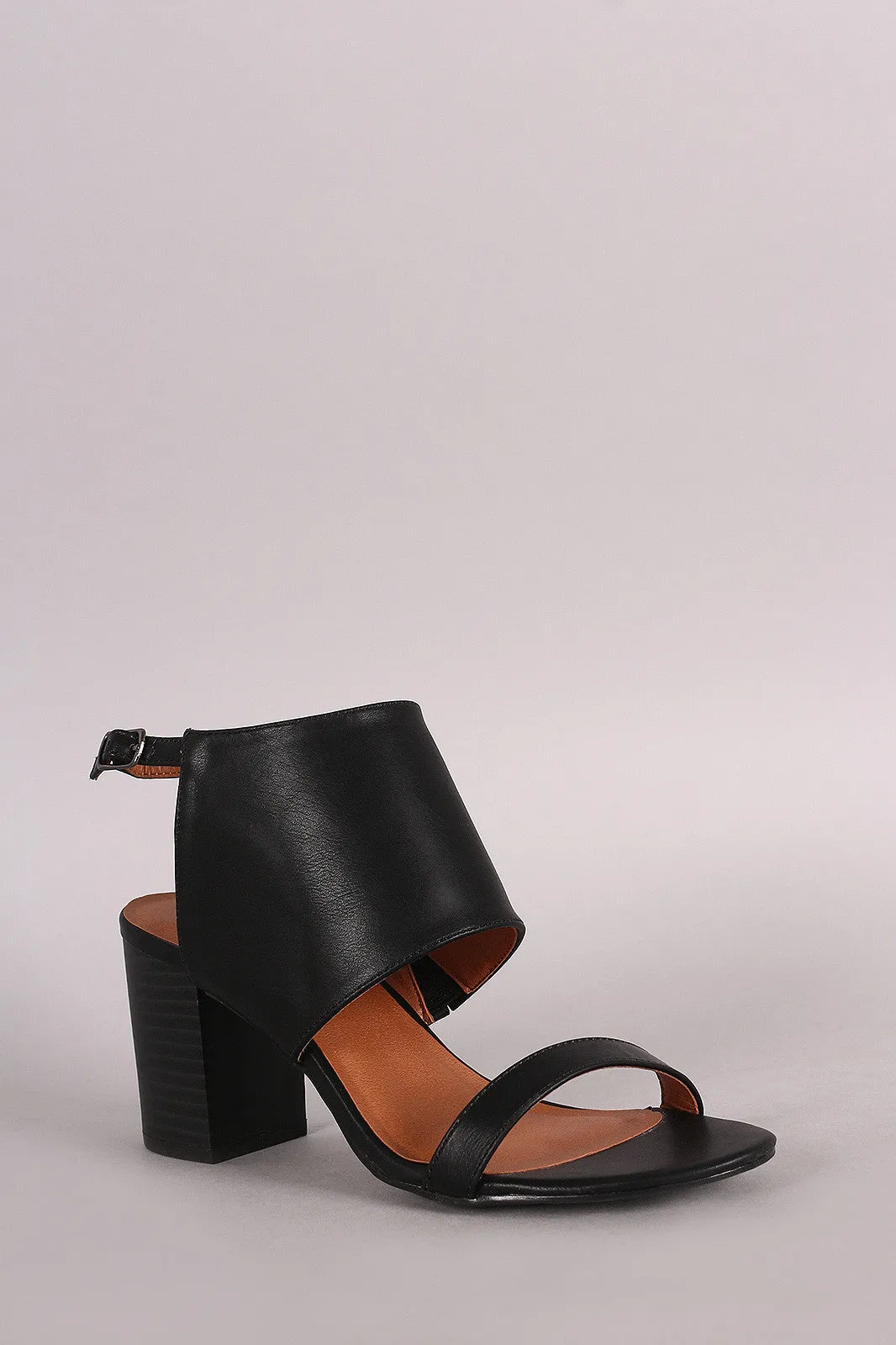 Heel Superior Rich collection Toe Chunky Mule Open Slingback