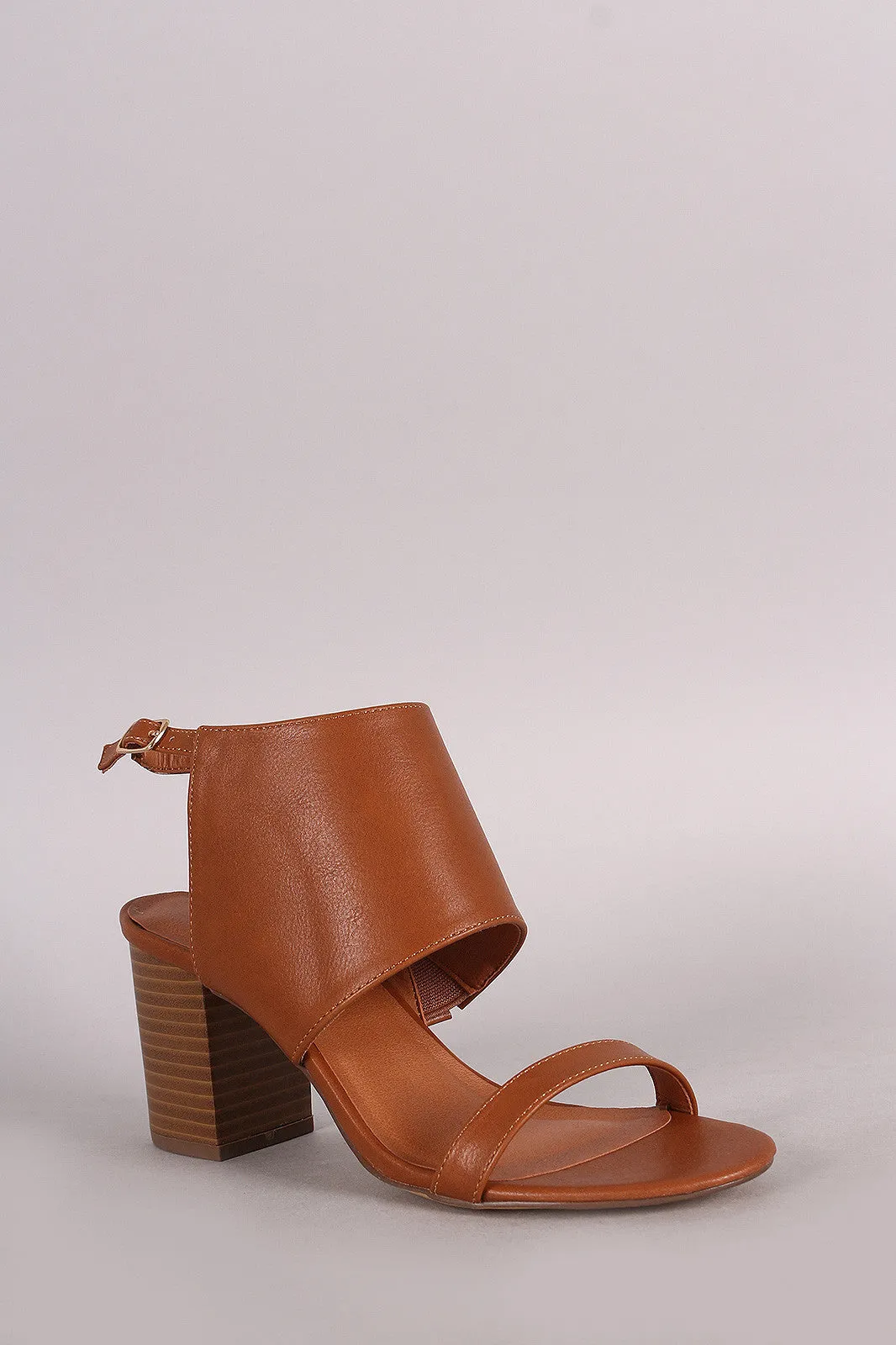 Heel Superior Rich collection Toe Chunky Mule Open Slingback