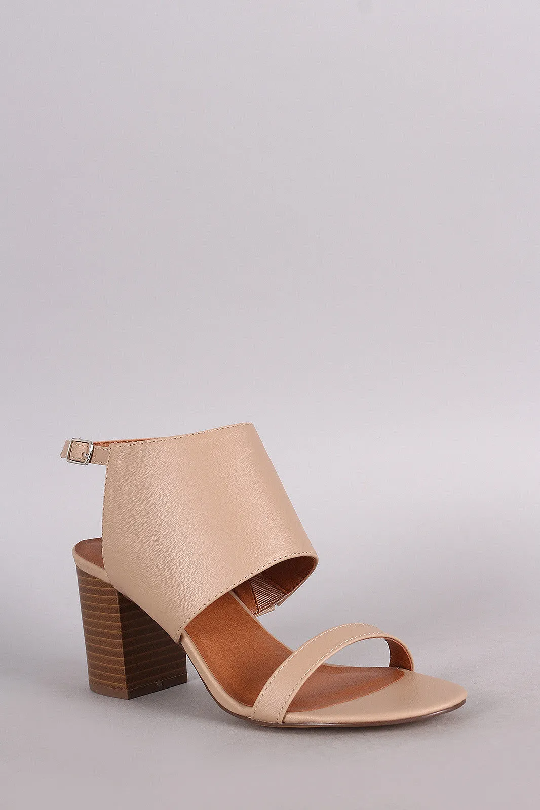 Heel Superior Rich collection Toe Chunky Mule Open Slingback