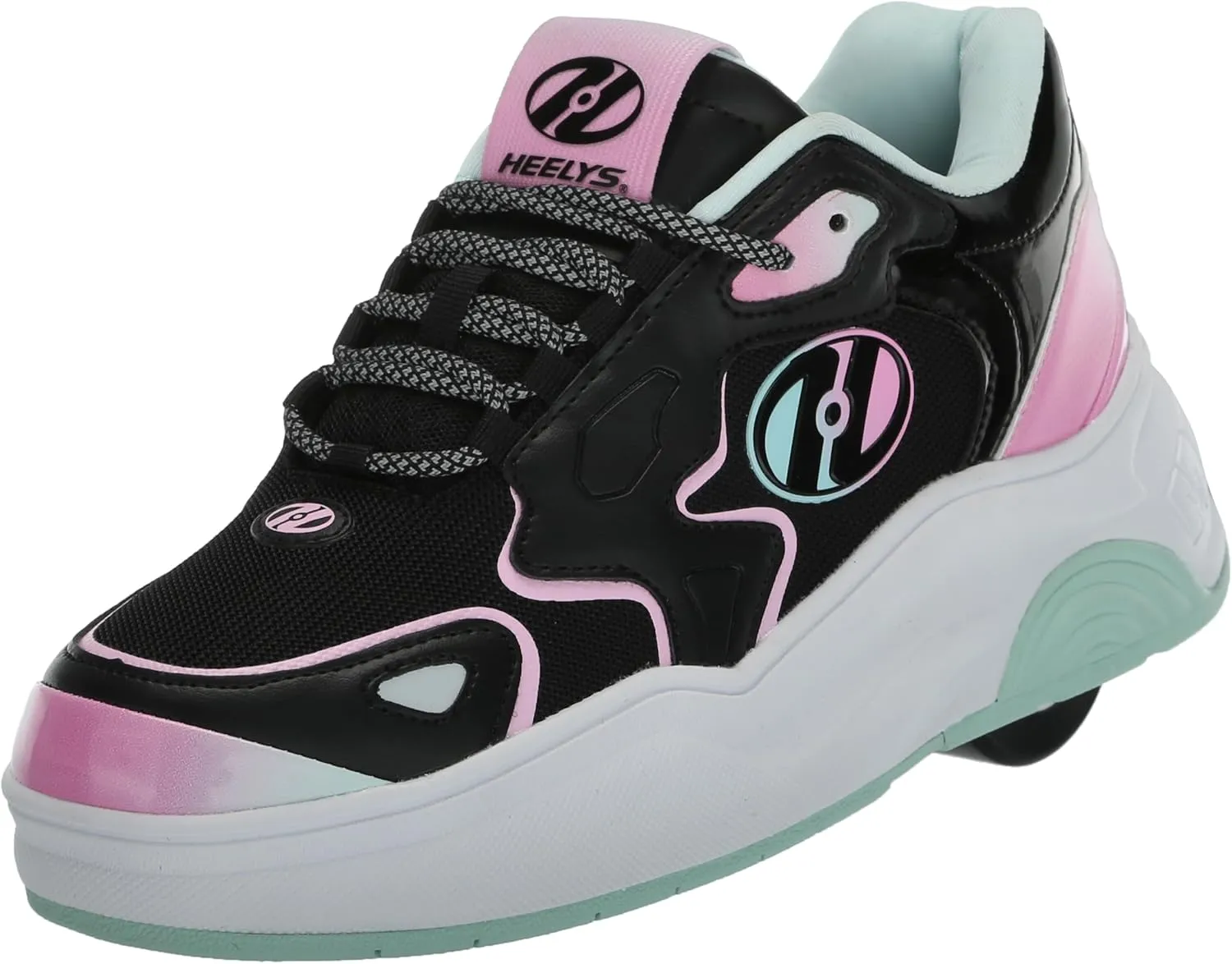 HEELYS Unisex-Child Mega Pro Wheeled Heel Shoe