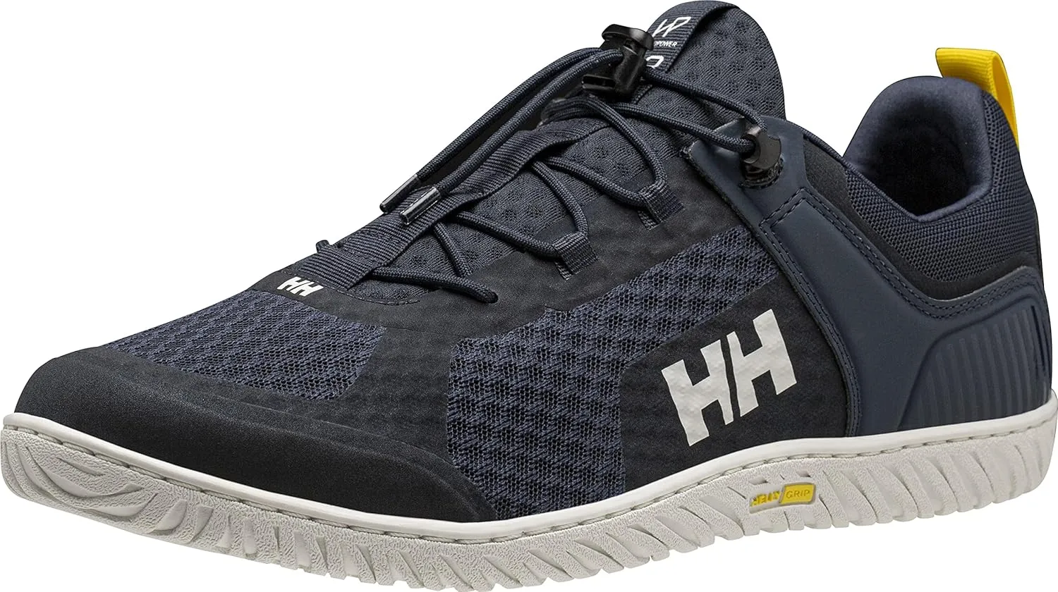 Helly-Hansen Mens HP Foil V2 Lightweight Breathable Sailing Watersports Shoes, 597 Navy/Off White - 10.5