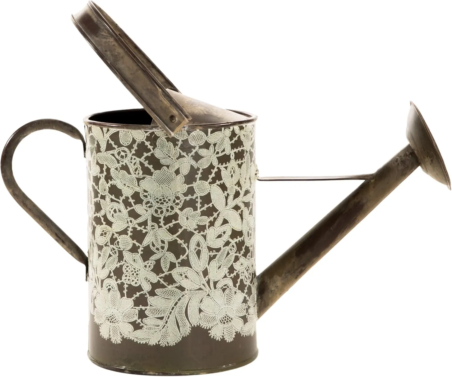 Heritage Lace, Metal Vintage Garden 17x14 Watering Can, 17" x 17" (Model: VG-003)