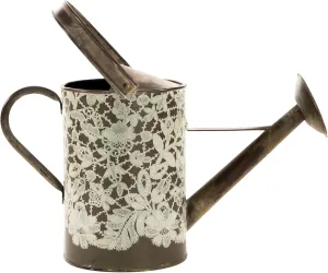 Heritage Lace, Metal Vintage Garden 17x14 Watering Can, 17" x 17" (Model: VG-003)