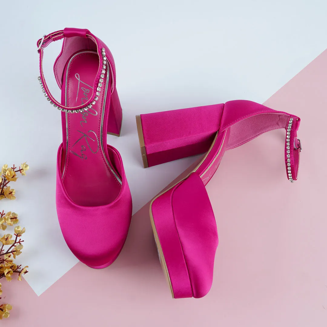 Hettie Mid Heel Sandals