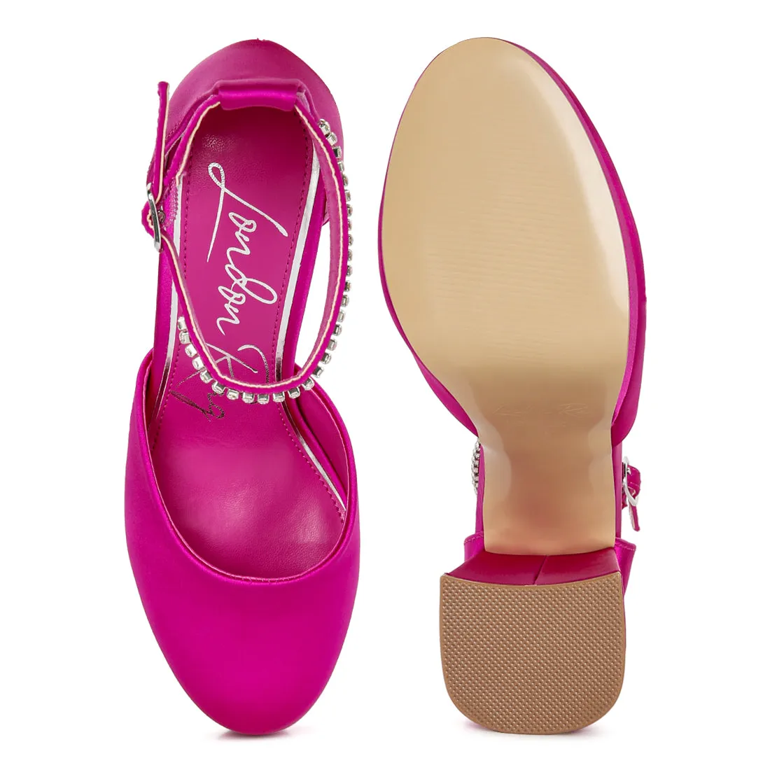 Hettie Mid Heel Sandals