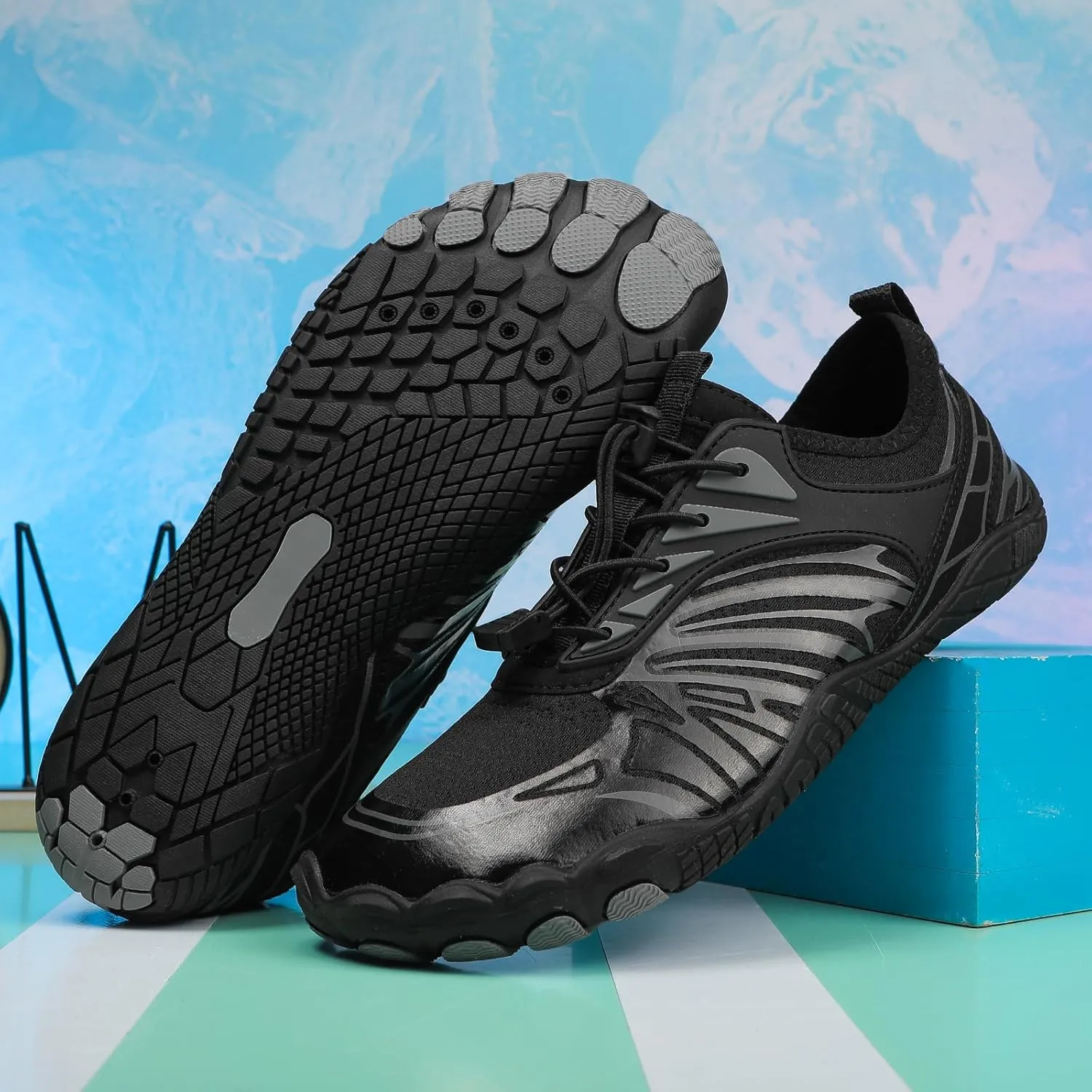 Hike Barefoot Shoes for Men Women Breathable Athletic Zero Drop Trail Walking Shoes with Wide Toe Box ealthy & Non-Slip Barefoot Shoe Running Sneakers Unisex