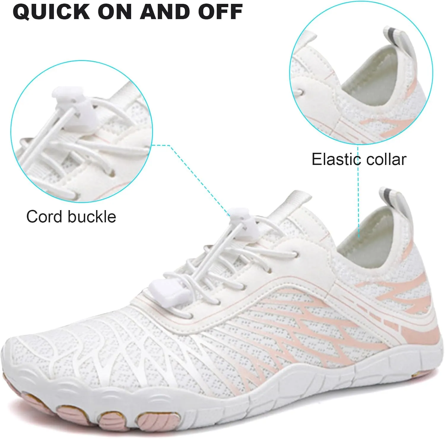 Hike Barefoot Shoes Women Men Non-Slip Healthy Breathable Fashion Trail Running Womens Mens Wide Toe Zero Drop Water Shoe