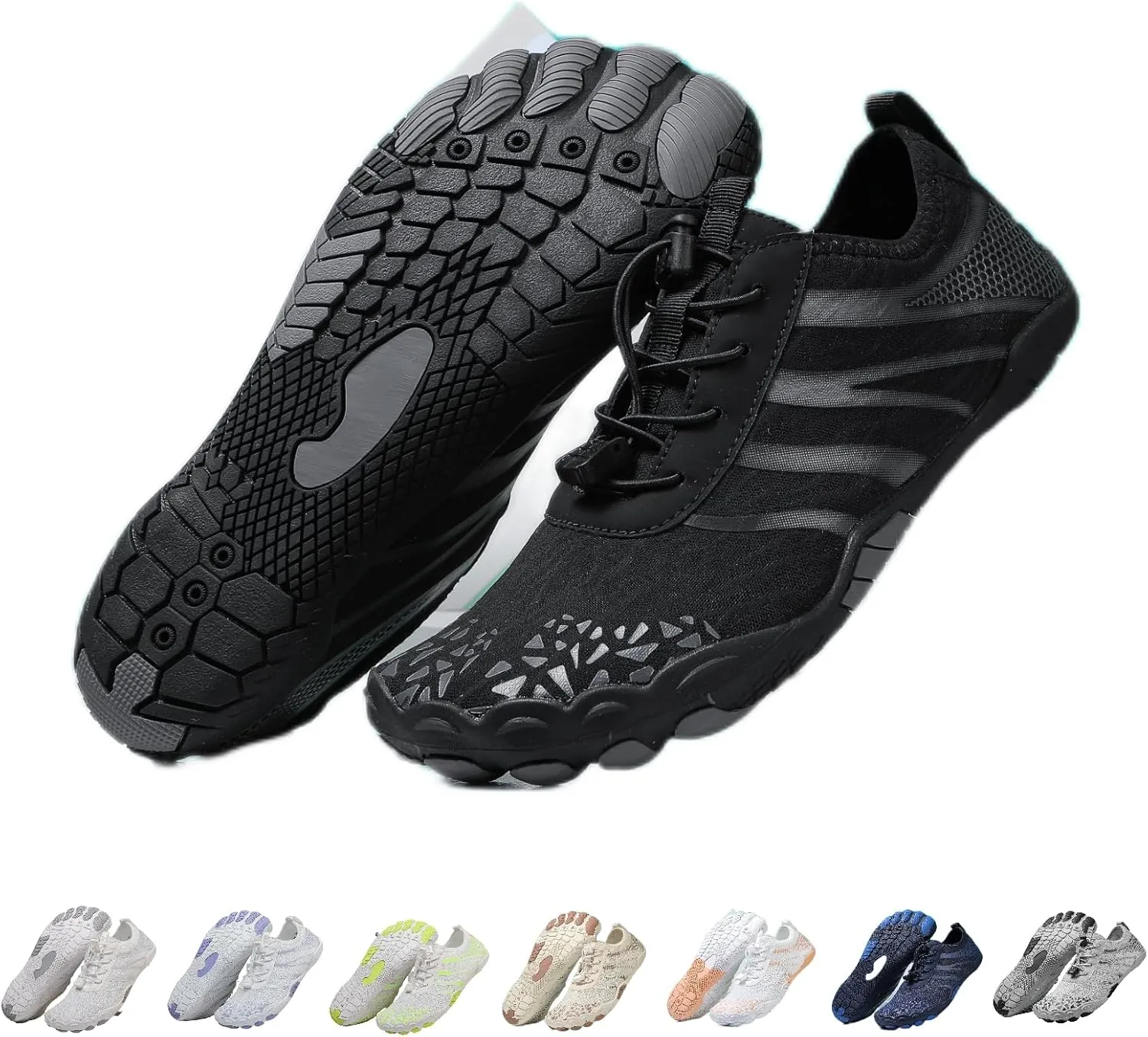 Hike Barefoot Shoes Women,2025 New Hiking Barefoot Shoes for Women Men , Breathable & Non-Slip Athletic Footwear, comfortable breathable zero-drop trail running shoes, Water Shoes Women Men ，quick-drying non-slip wide-toe box water shoes