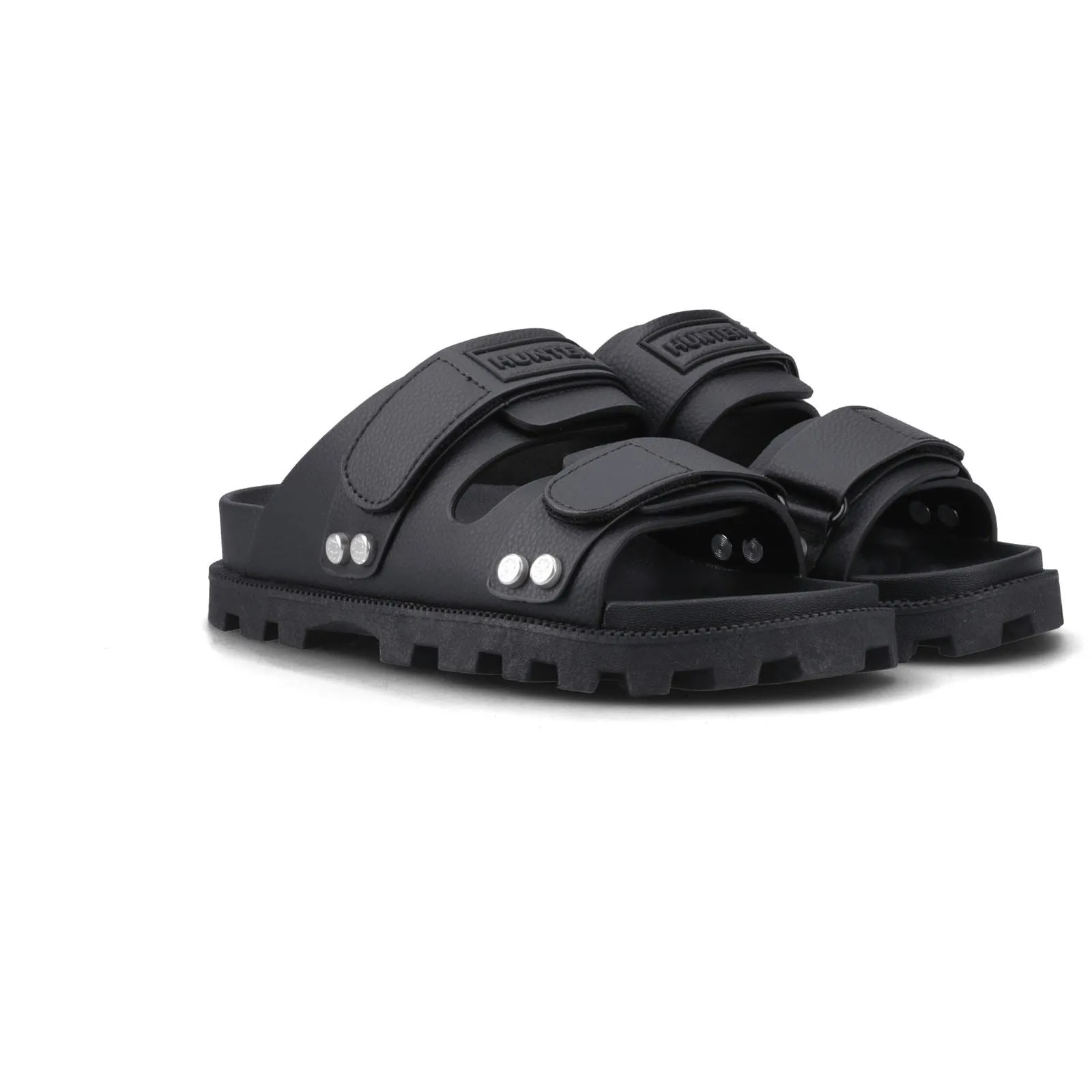 Hunter Vegan Sandal Polyester Women's Black Sandals