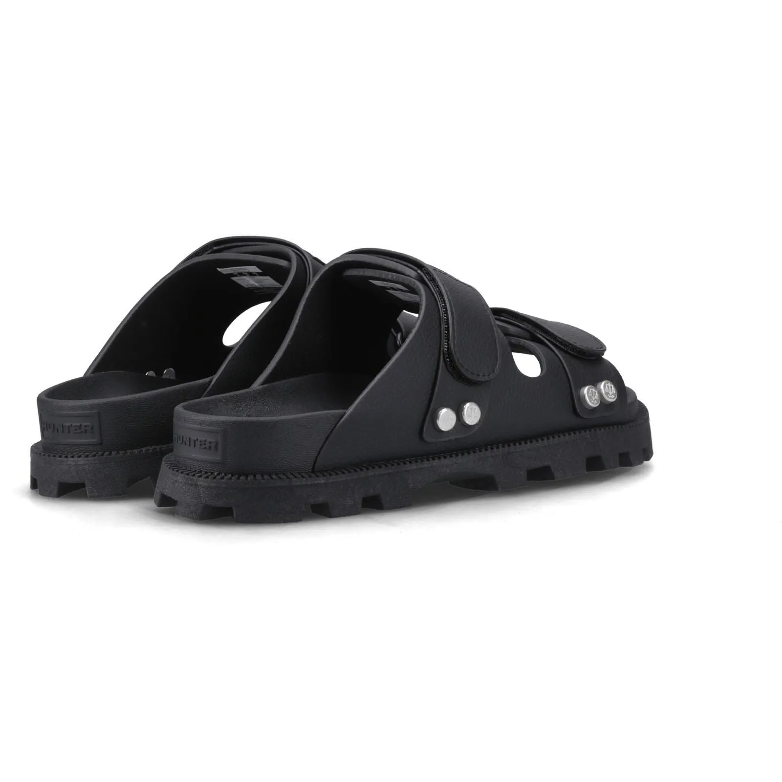 Hunter Vegan Sandal Polyester Women's Black Sandals