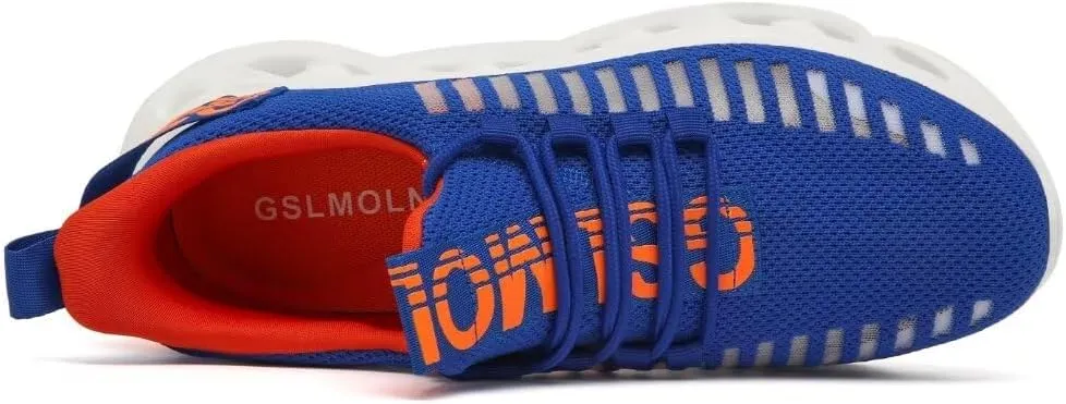 Jakcuz Women's Lace Up Walking Shoes Breathable Ultra Lightweight Sport Casual Ladies Girls Fashion Platform Sneakers