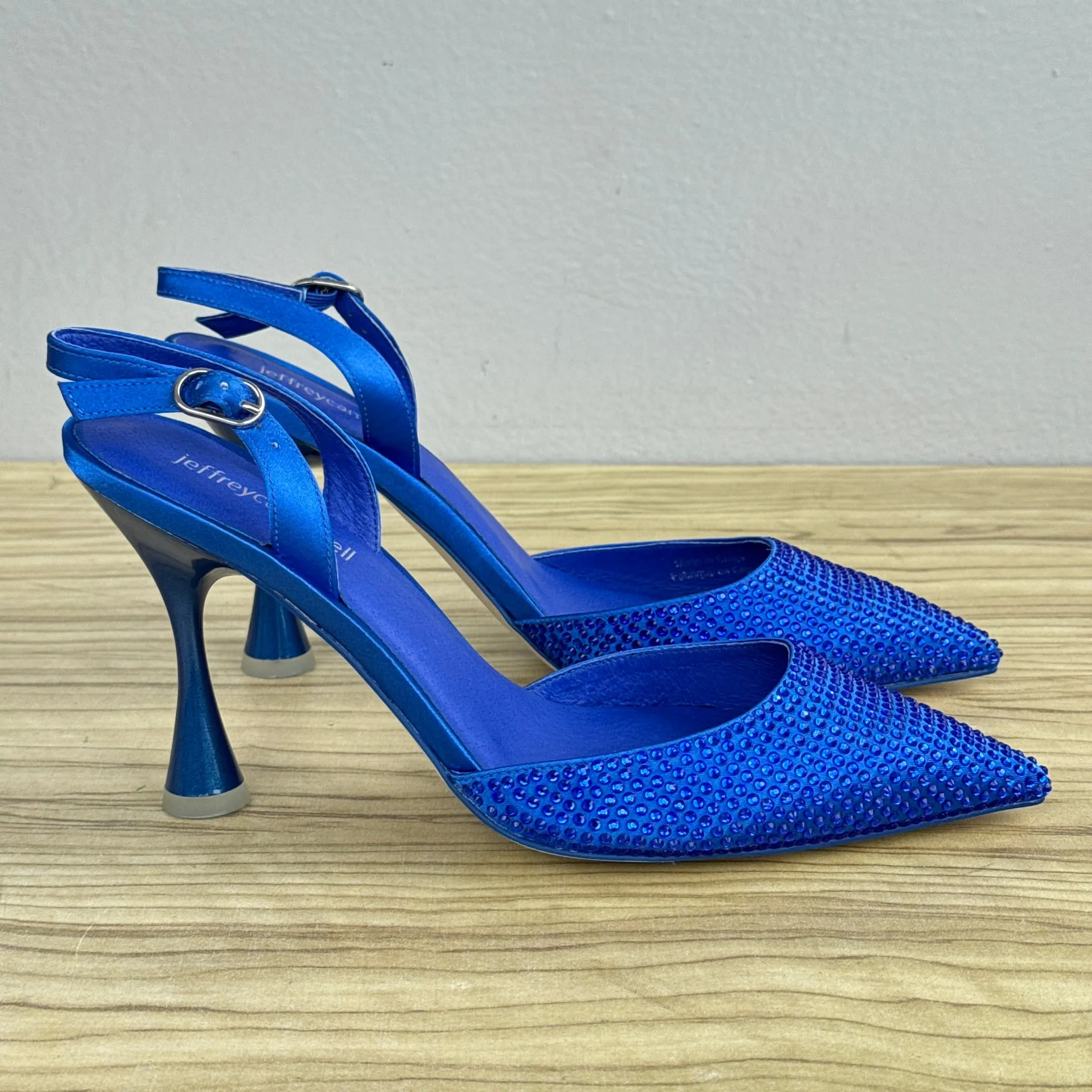 Jeffrey Campbell Zivot Slingback - Blue Size 38, 39