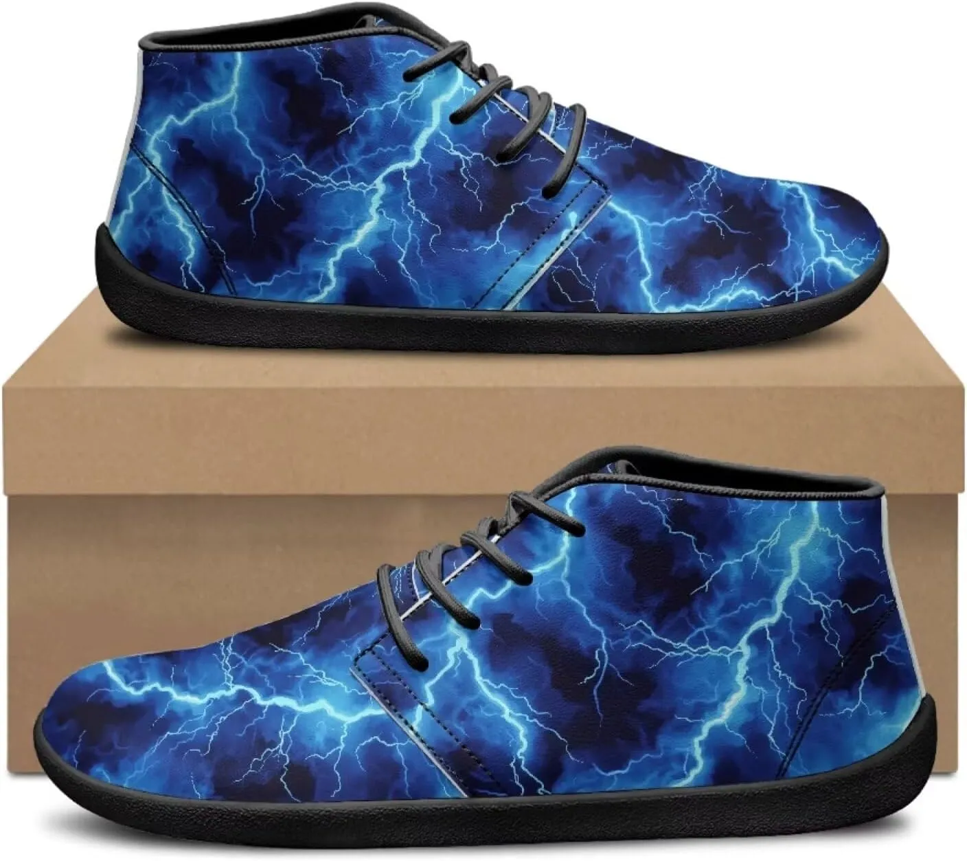 Jeiento 3D Lightning Barefoot Running Shoes for Men | Men's Running Shoes | Minimalist Wide Toe Box Shoes