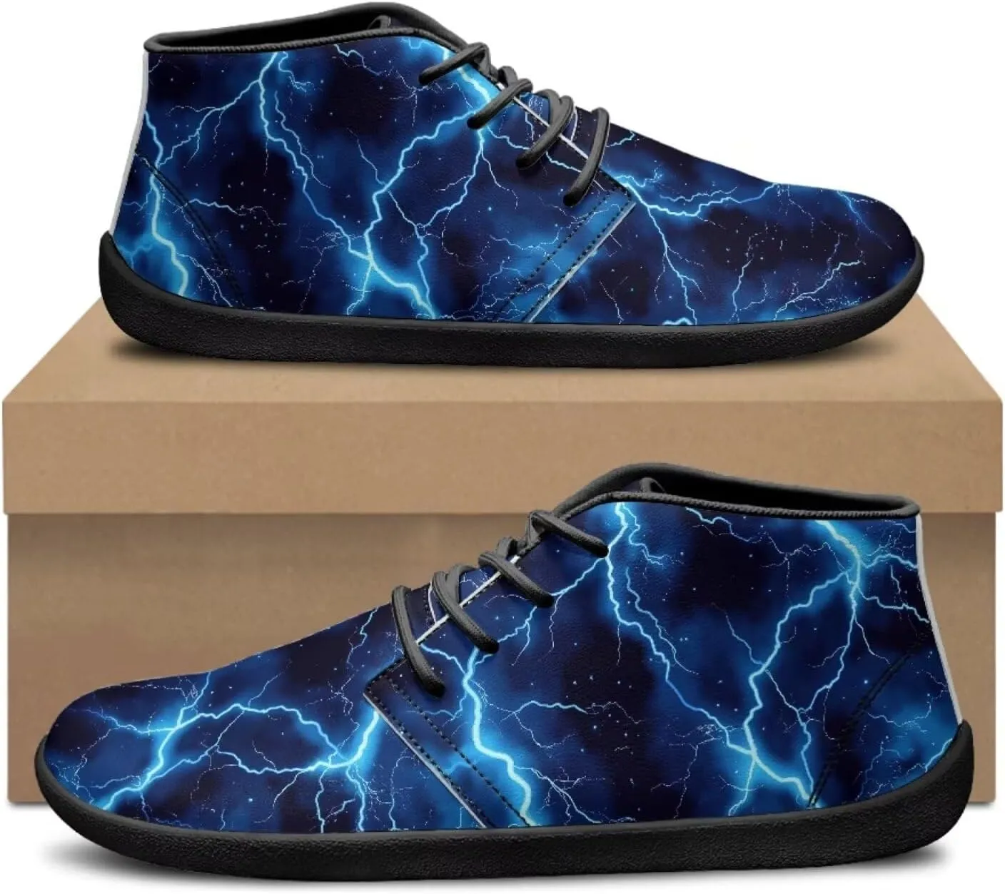 Jeiento 3D Lightning Barefoot Running Shoes for Men | Men's Running Shoes | Minimalist Wide Toe Box Shoes