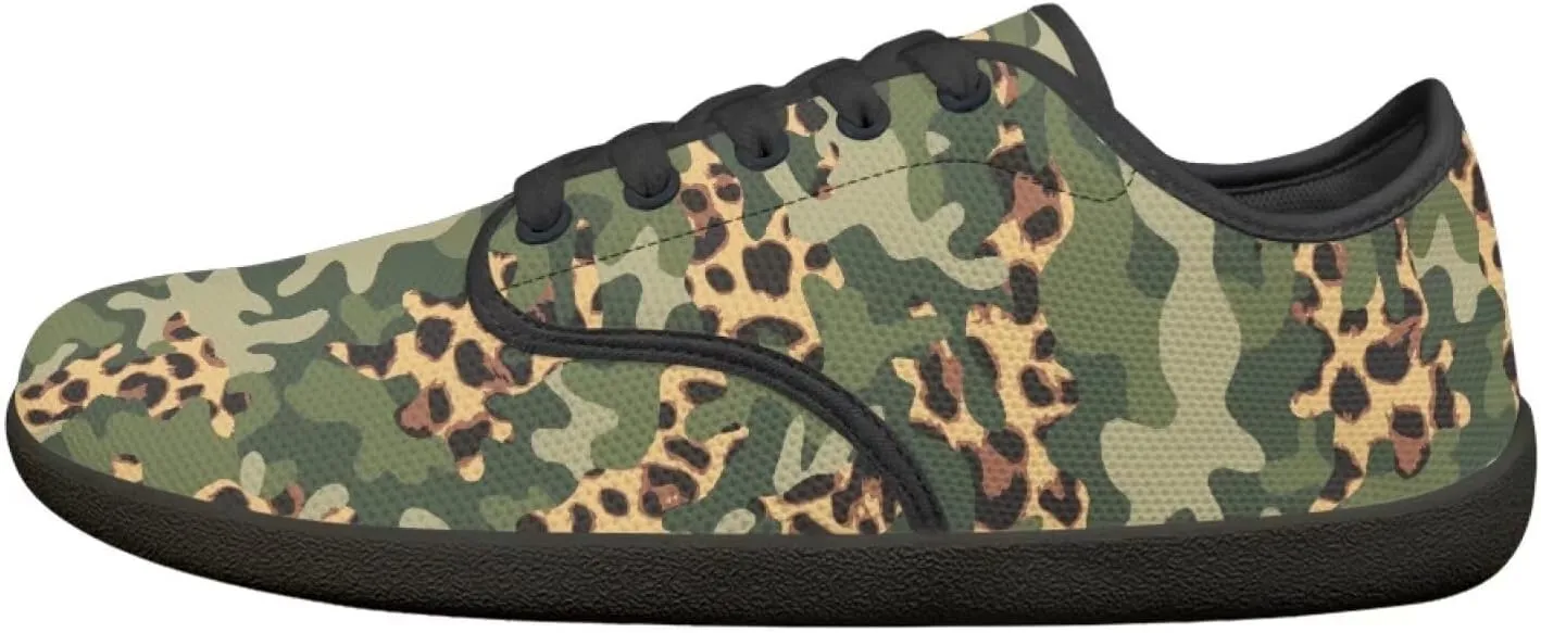 Jeiento Camouflage Theme Barefoot Shoes Men Zero Drop Shoes Mens Workout Shoes