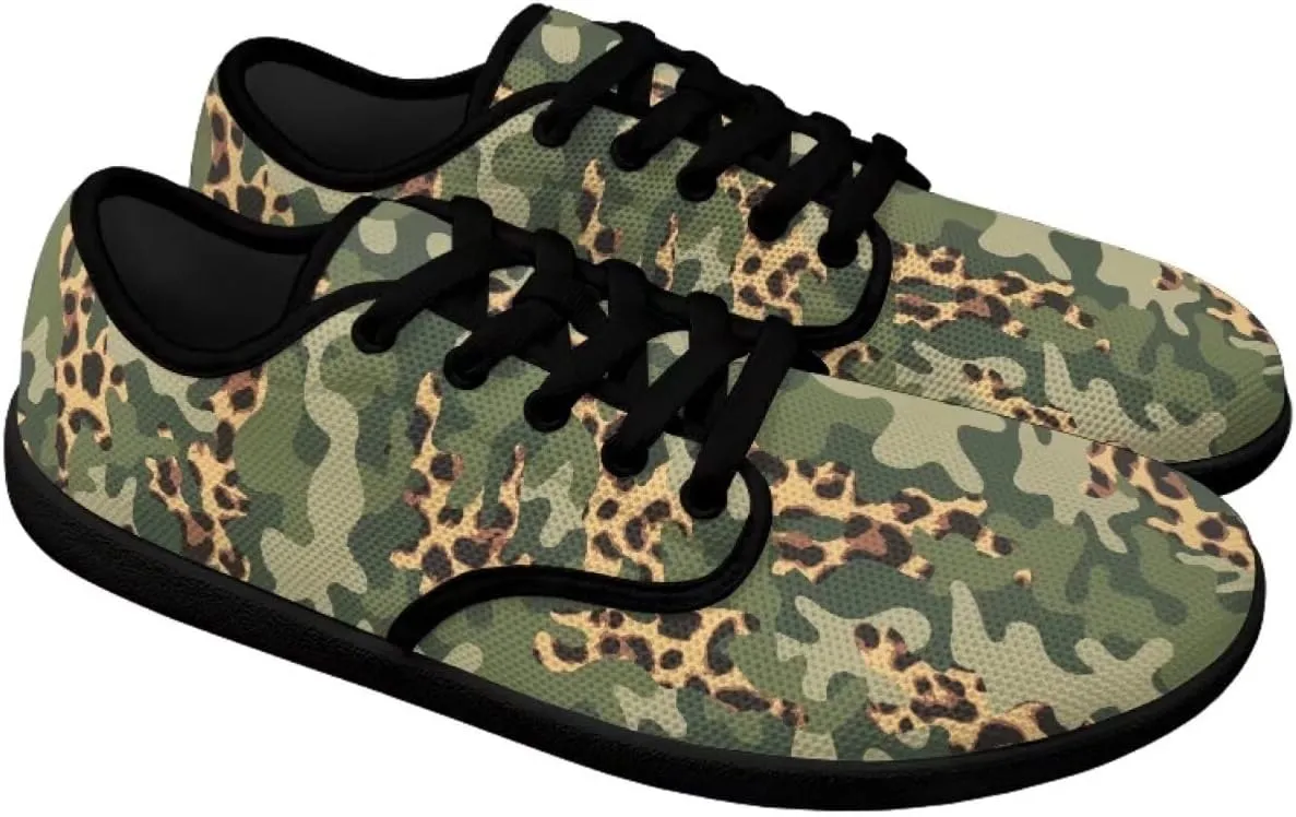 Jeiento Camouflage Theme Barefoot Shoes Men Zero Drop Shoes Mens Workout Shoes