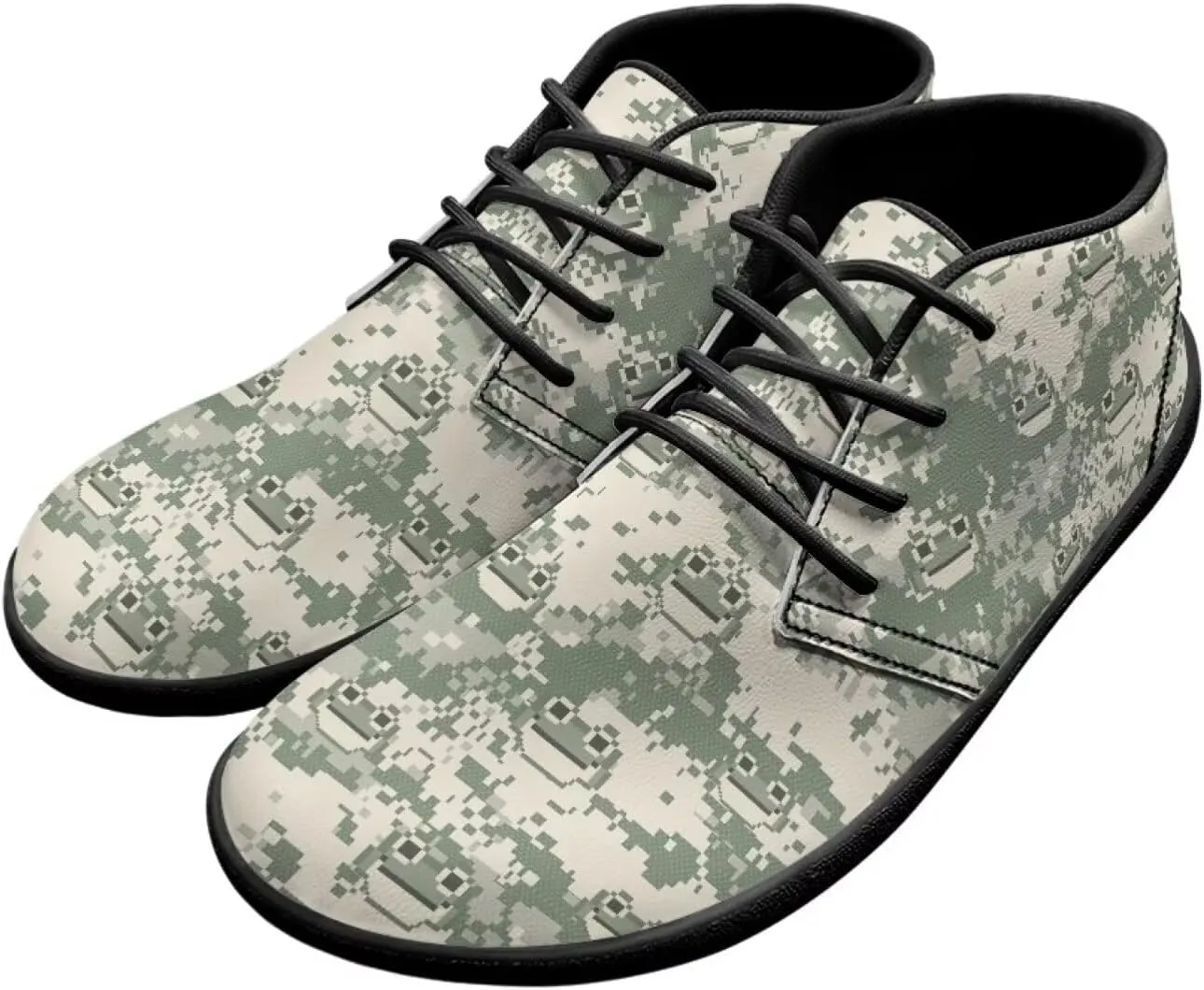 Jeiento Men Barefoot Shoes Camouflage - Wide Toe Box Camo Zero Drop Sole Walking Shoes
