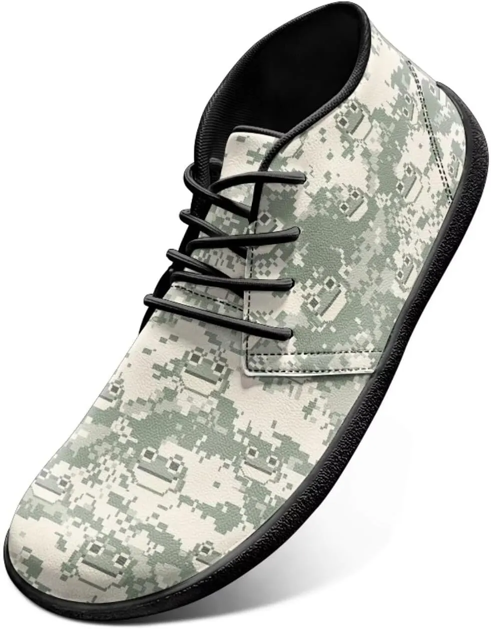 Jeiento Men Barefoot Shoes Camouflage - Wide Toe Box Camo Zero Drop Sole Walking Shoes