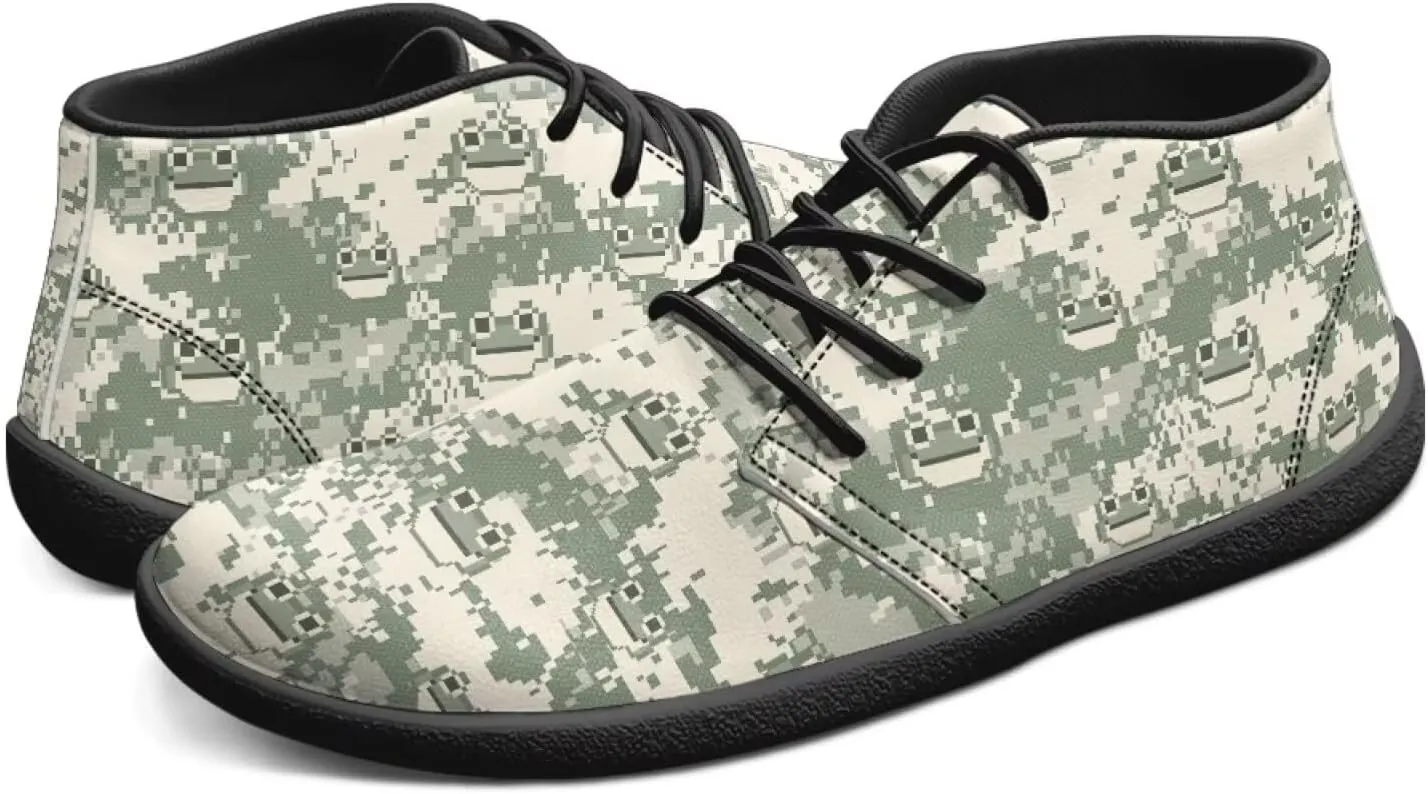Jeiento Men Barefoot Shoes Camouflage - Wide Toe Box Camo Zero Drop Sole Walking Shoes