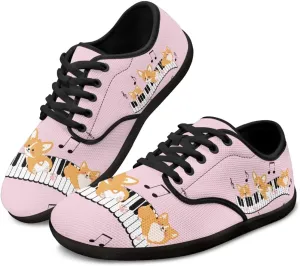 Jeiento Music Theme Hike Barefoot Shoes Men, Grounded Footwear Barefoot for Womens Mens