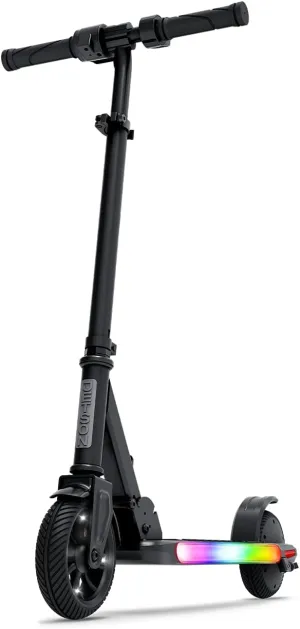 Jetson Omega Electric Scooter, Up To 10 MPH, Range Up To 5 Miles, 150-Watt Motor, Foldable, 3 Speed Mode, Light-Up Deck, Ages 8 , Black, JOMEGA-BLK