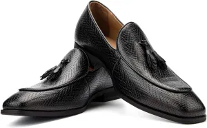 JITAI Mens Loafers Shoes Slip On Driving Shoes Casual Dress Loafer Business Fashion Shoes