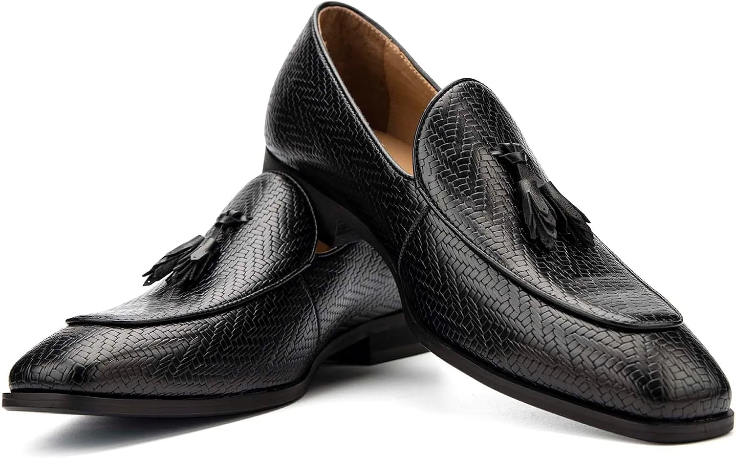 JITAI Mens Loafers Shoes Slip On Driving Shoes Casual Dress Loafer Business Fashion Shoes