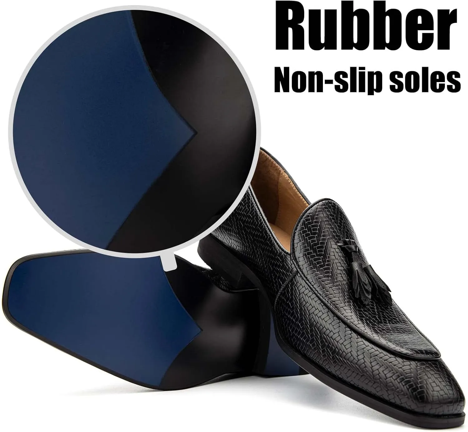 JITAI Mens Loafers Shoes Slip On Driving Shoes Casual Dress Loafer Business Fashion Shoes