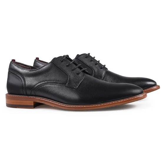 Julius Marlow Brake Black Leather Shoe