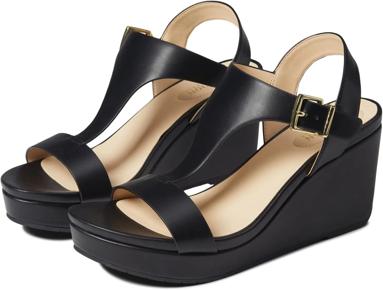 Kenneth Cole REACTION Women's Card T-Strap Wedge Sandal