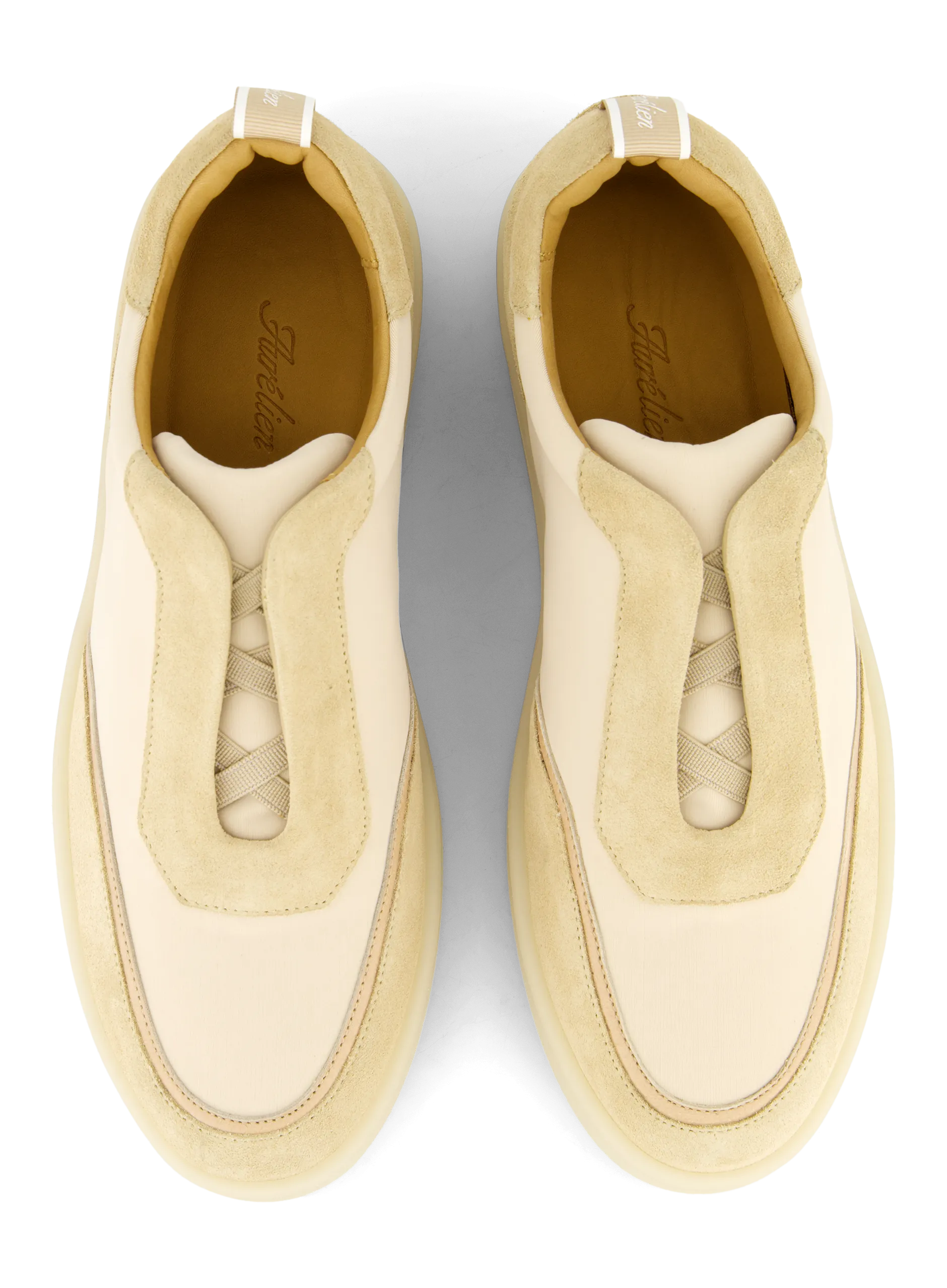 Leisure sneaker van suède