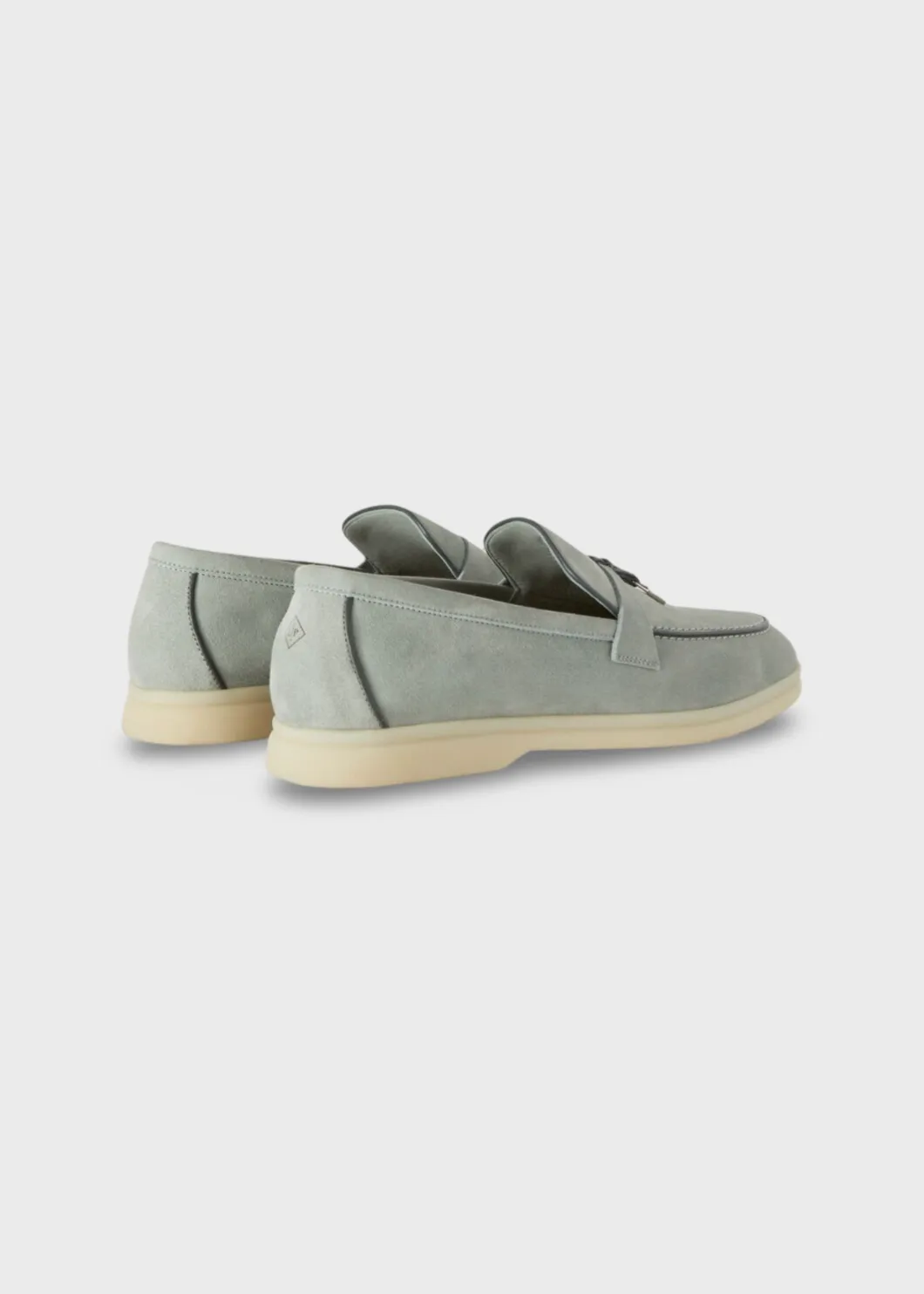 Loro Piana Summer Charms Walk Loafer Eucalyptus