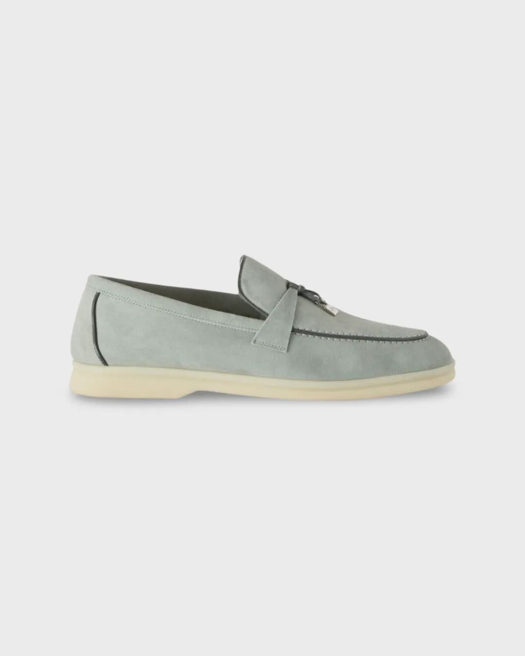 Loro Piana Summer Charms Walk Loafer Eucalyptus