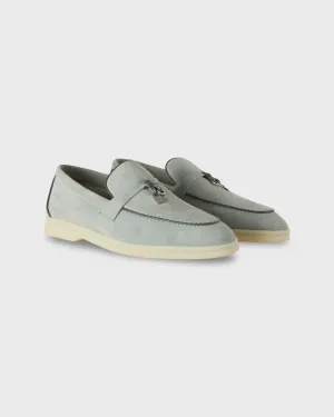 Loro Piana Summer Charms Walk Loafer Eucalyptus